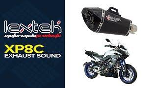 Lextek XP8C Exhaust Sound: Yamaha MT-09 Tracer (15-17)