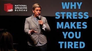 Susan Stewart on Why Stress Makes You Tired | National Speakers Bureau