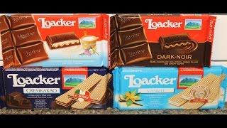 Loacker: Cremkakao Wafers, Vanille Wafers, Milk Chocolate & Dark-Noir Review