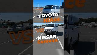 Toyota Hiace vs Nissan Caravan NV350 #beforward #carforsale #toyota #hiace #nissan