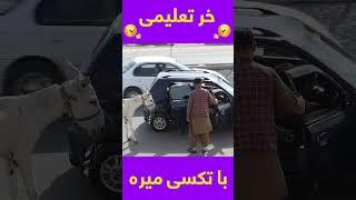 خر تعلیمی ره ده تاکسی میبرند