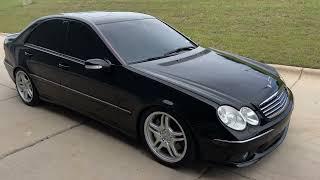 W203 C55 AMG Muffler delete, resonator delete, secondary cat delete with an x-pipe