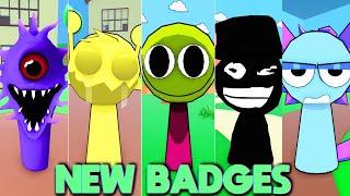 How to Get NEW Badge Morphs in 3D Sprunki RP - ROBLOX