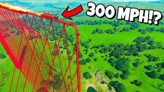 Exploiting physics to create the FASTEST roller coaster in Planet Coaster 2!