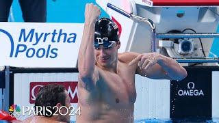 Team USA's Nic Fink upsets Olympic champ for powerful 100 breaststroke World Title | NBC Sports