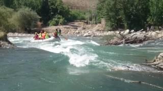 rafting/رفتینگ قایق سواری بر روی رودخانه زاینده رود