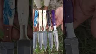 custom made Dagger Knives #knife #hunting #damascus #dagger