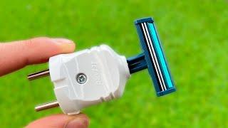 Experienced Electrician Taught Me! Amazing Inventions Using a Razor!