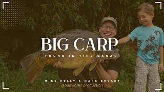 WE FOUND BIG CARP in a TINY CANAL Pt1 - Mike Holly & Mark Bryant - Carp Fishing