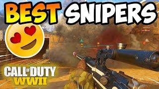 The BEST Snipers in COD WW2! (COD WW2 Best Class Setups)