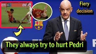 Urgent decision from FIFA President after Swiss player Ali Pedri's intervention with Spain!