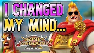 I Changed My Mind About Alex... | Rise of Kingdoms