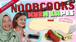 Noob Cook Fikah Tries Recreating Her Mom's Kueh Lapis | Noob Cooks | EP 10