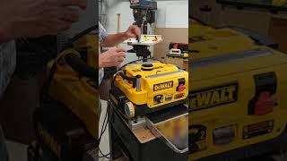 Installing the Milmac metric depth stop turret for the DW735 planer