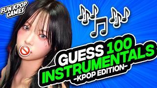 [ULTIMATE KPOP QUIZ] GUESS 100 KPOP SONGS BY THE INSTRUMENTAL #1 - FUN KPOP GAMES 2024