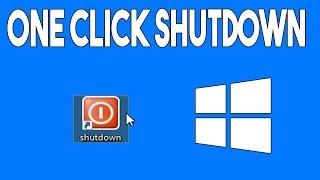 How to Add a shutdown button to your Desktop in Windows 10