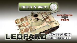 PAINTING & WEATHERING GERMAN TANKS - HOBBY BOSS  LEOPARD VK1602 IN DUNKELGELB - LIFECOLOR ACRYLICS