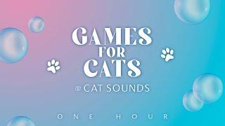 VIDEOS FOR CATS: Pop the Bubble! 🫧  No mid-roll ads - ONE HOUR