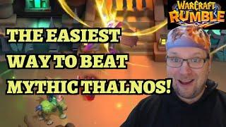 The Easiest Way to Beat Mythic Thalnos! Warcraft Rumble Priestess Event Guide