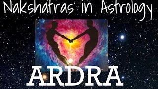 Ardra Nakshatra 6:40 - 20:20 Gemini