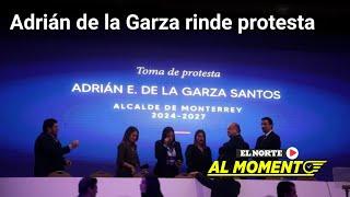 Adrián de la Garza rinde protesta