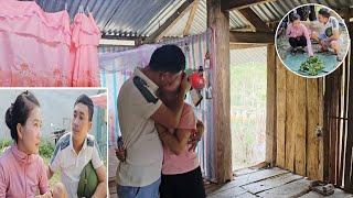 The policeman and his mute wife went to the market to sell vegetables. happy when together