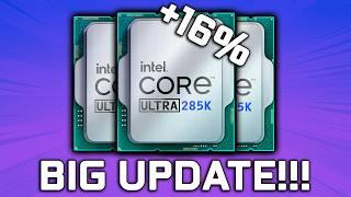 Big Intel Core Ultra CPU Update…