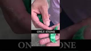 【ONLY STONE】这个翡翠扳指做出来，太难了