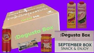 Degusta Box September 2024 - Snack & Enjoy | #cala #foodbox #abobox #unboxing #naschen #lecker