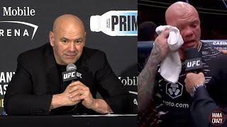 Dana White "They should ALL RETIRE" Reacts to Anthony Smith, Clay Guida & Chris Weidman losses