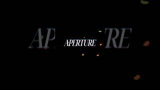 What is aperture. Aperture explained.