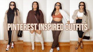 RECREATING PINTEREST OUTFITS 2021 | STREETWEAR, CHIC & MINIMAL