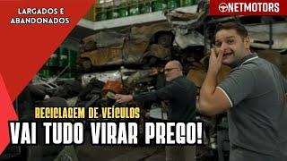 ESSES CARROS NÃO TEM MAIS JEITO, VÃO VIRAR PREGO, VEJA O PROCESSO  #RECICLACARS