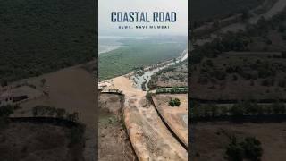 Navi Mumbai Coastal Road | Connecting Atal Setu to D B Patil Airport #droneman #coastalroad #shorts