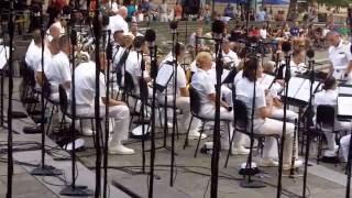 The Navy Band At The Navy Memorial - Washington DC - 7/19/2016.