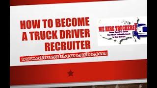 How To Become A Truck Driver Recruiter