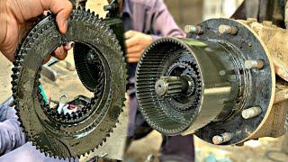 How To Repair Excavator Wheel Brake Plate” Changing The  Brake Plate” Pk Amazing Skills “