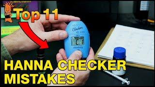 Hanna Checkers That We Love and Ways We Messed up These Reef Tank Test Kits!