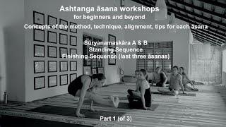 Ashtanga Yoga Workshop: Concepts, Practice of Yoga, Asana, Tristhana, Vinyasa, Drishti, Alignment