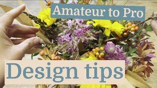 Design tips to take your floral arrangements from amateur to pro