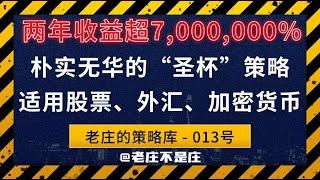 朴实无华的“圣杯”策略，两年收益超7万倍！ | TradingView教学 | 加密货币