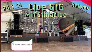 Live Band gig mit L-acoustics  Line Array ! Erntefest Rehren Part 1 Aufbau und Soundcheck! Pro Audio