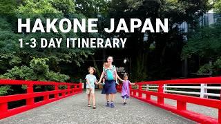 Hakone Japan 1-3 Days Itinerary from Tokyo with Hakone Free Pass