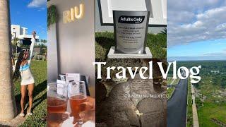 TRAVEL VLOG: Cancún, México | Riu Latino All Inclusive Resort , Fun Day @ EXPLOR Park, Clubbing etc.