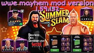 Wwe mayhem mod apk letest version 1.59.132 mod unlimited