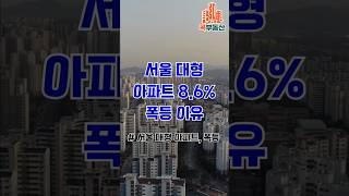 서울 대형 아파트 8.6% 폭등! 핵심 이유와 다음 선택 #서울아파트 #대형아파트 #부동산분석 #아파트투자 #재건축 #전세가상승 #강남부동산 #실거주전략 #청약정보 #평형분석