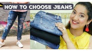 How to choose Jeans as per Body Type | Plus size/Normal/Skinny body fashion tips