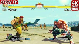 Rolento vs Hakan (Hardest AI) - Ultra Street Fighter IV