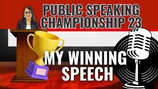 How I Won 2nd Runner-up in a Public Speaking Competition  3 Tips to Help You Reach Your Goals