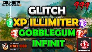 GLITCH XP ILLIMITER ! GOBBLEGUM INFINIT | TOUT DEBLOQUER SUR BO6 ZOMBIE !!